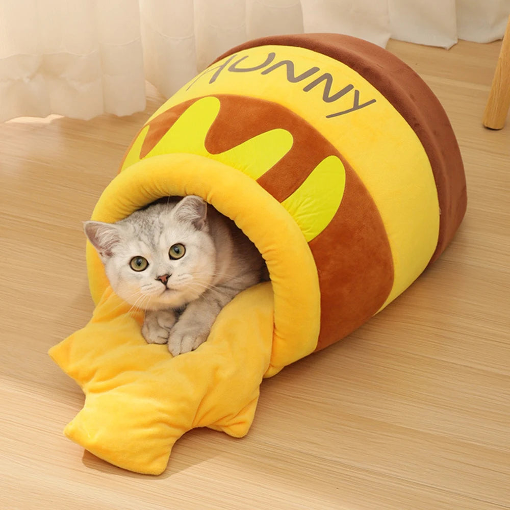 Cozy Honey Pot Pet Bed.